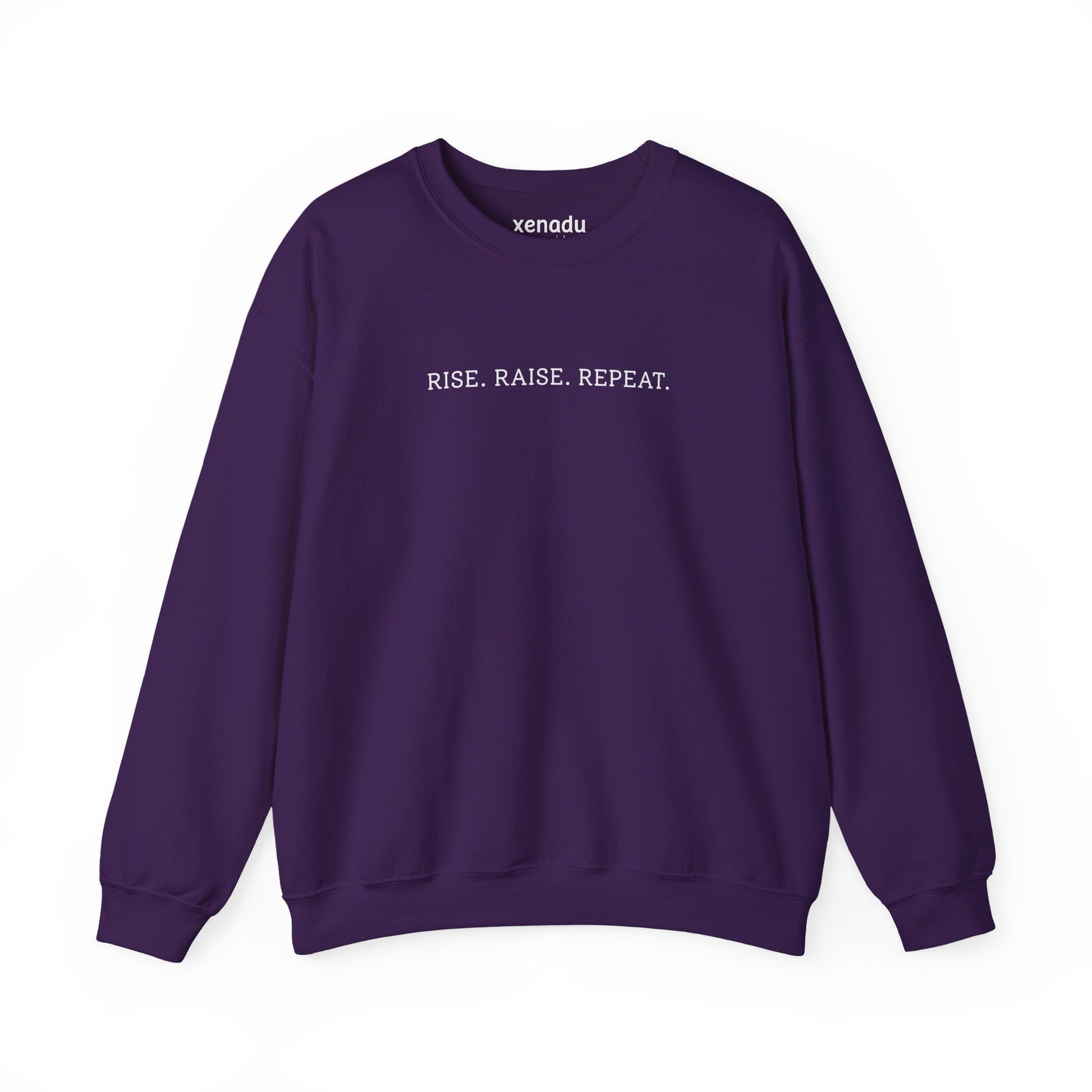 Rise Raise Repeat Sweatshirt Purple