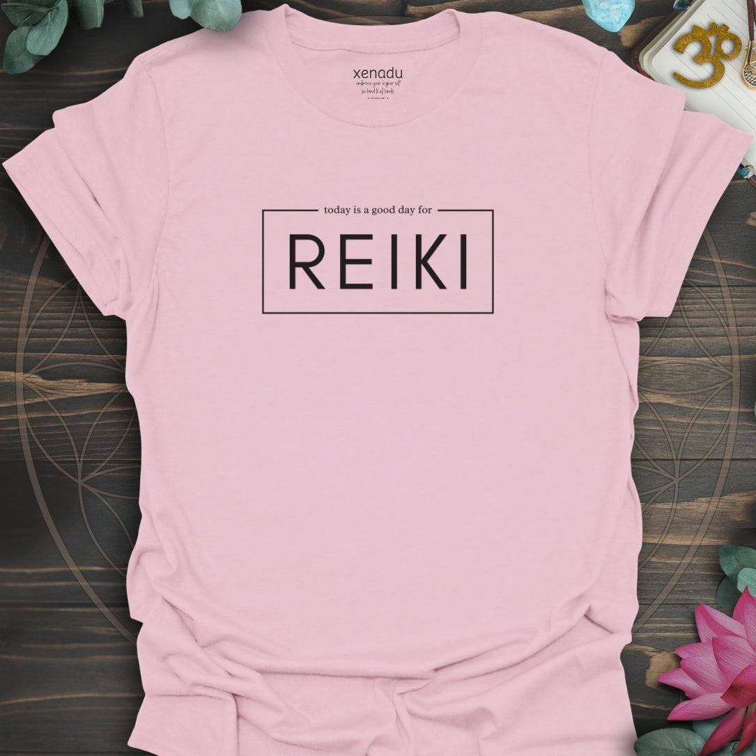 A Good Day for Reiki Tee Light Pink T-Shirt