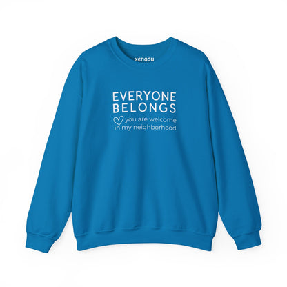 Everyone Belongs Sweatshirt Sapphire Sweatshirt