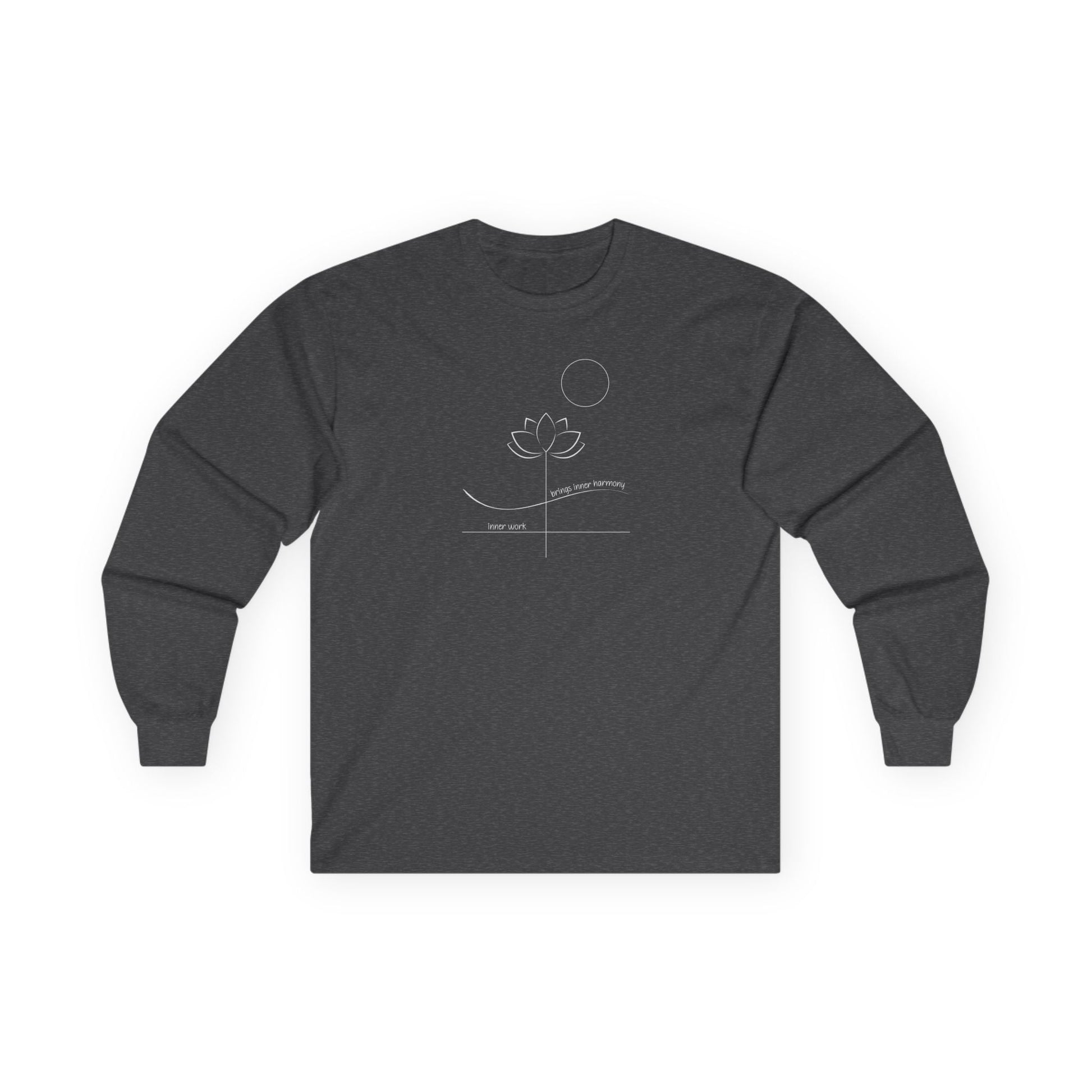 Inner Work Inner Harmony Long Sleeve Tee Dark Heather Grey Long-sleeve
