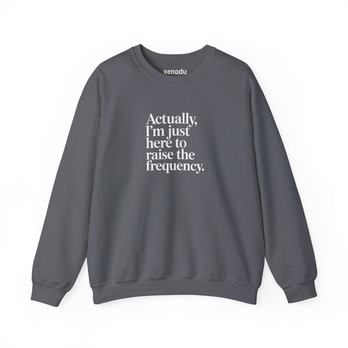 Raise the Frequency Sweatshirt Charcoal