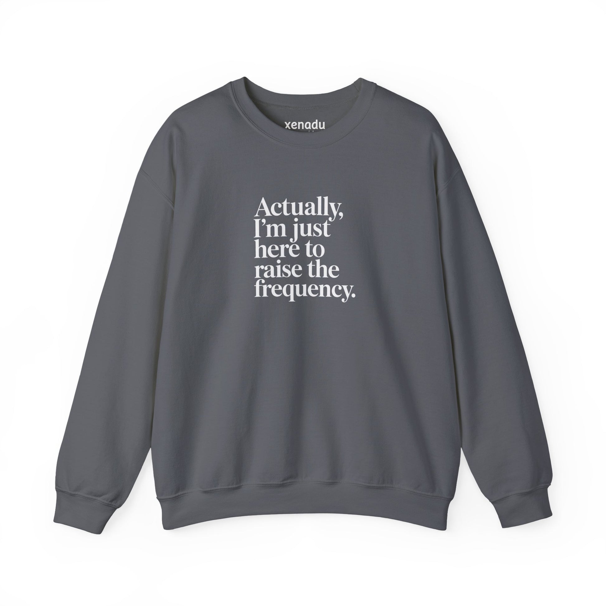 Raise the Frequency Sweatshirt Charcoal