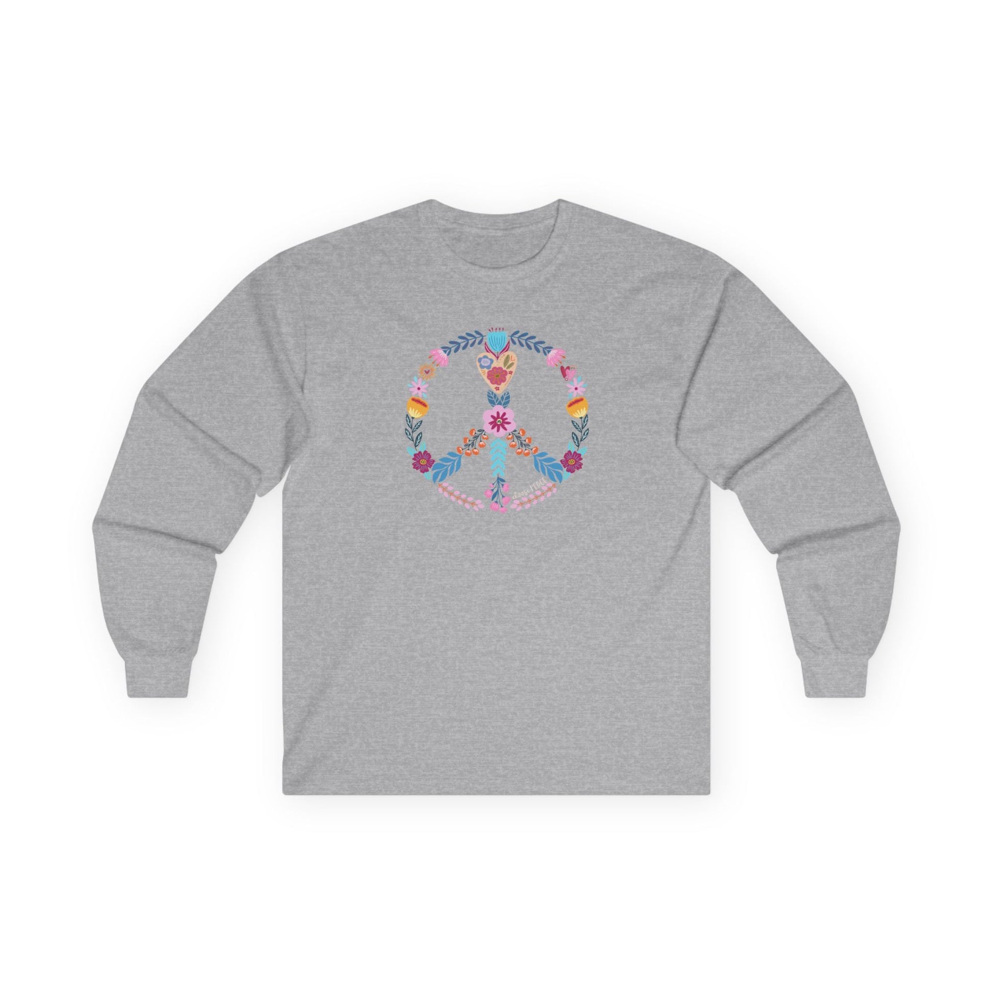 Choose Peace Long Sleeve Sport Grey Long-sleeve