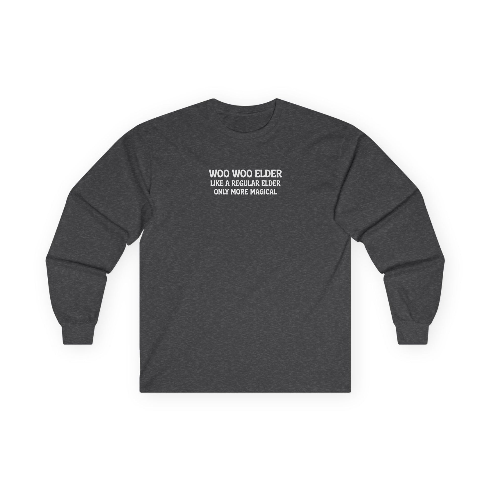 Woo Woo Elder Long Sleeve Tee Dark Heather Long-sleeve