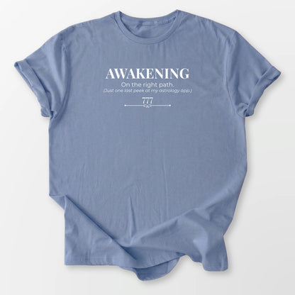 777 Awakening Tee Stone Blue T-Shirt