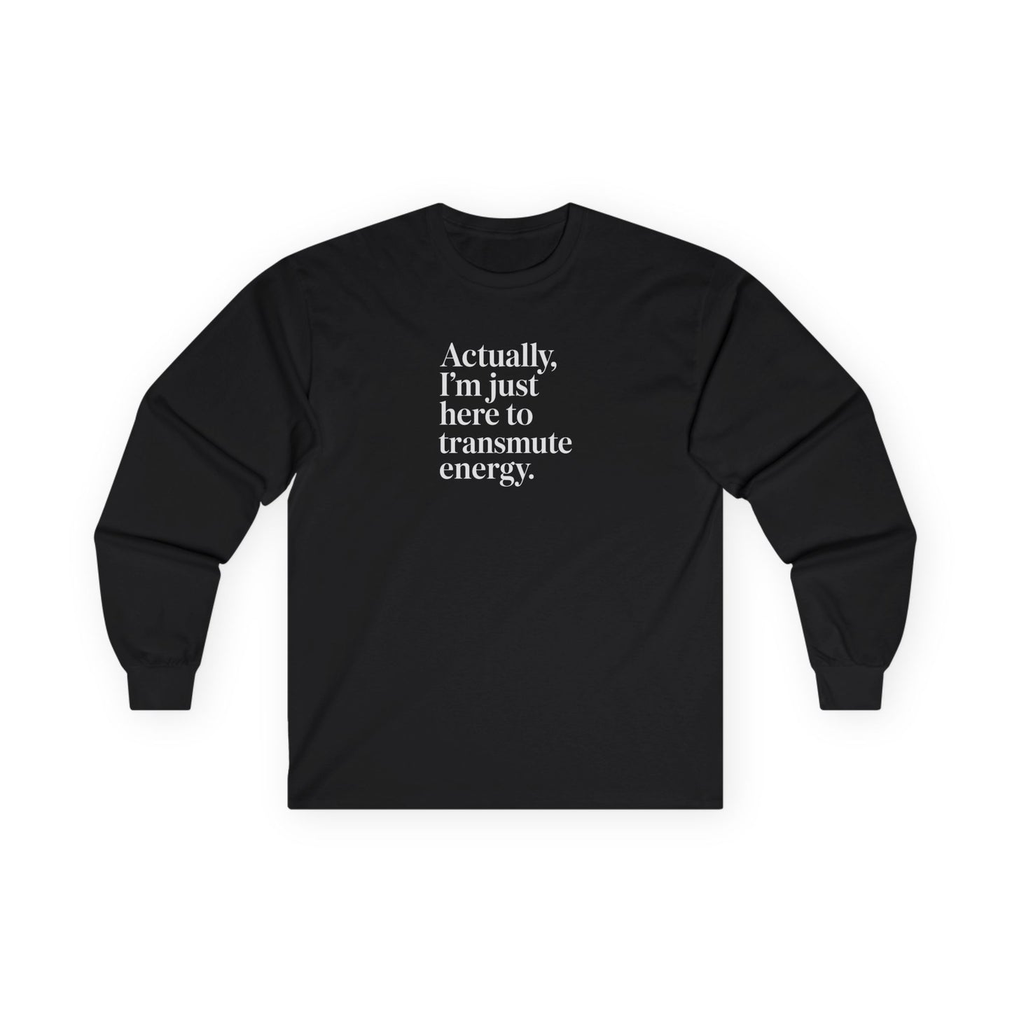 Transmute Energy Long Sleeve Tee Black Long-sleeve