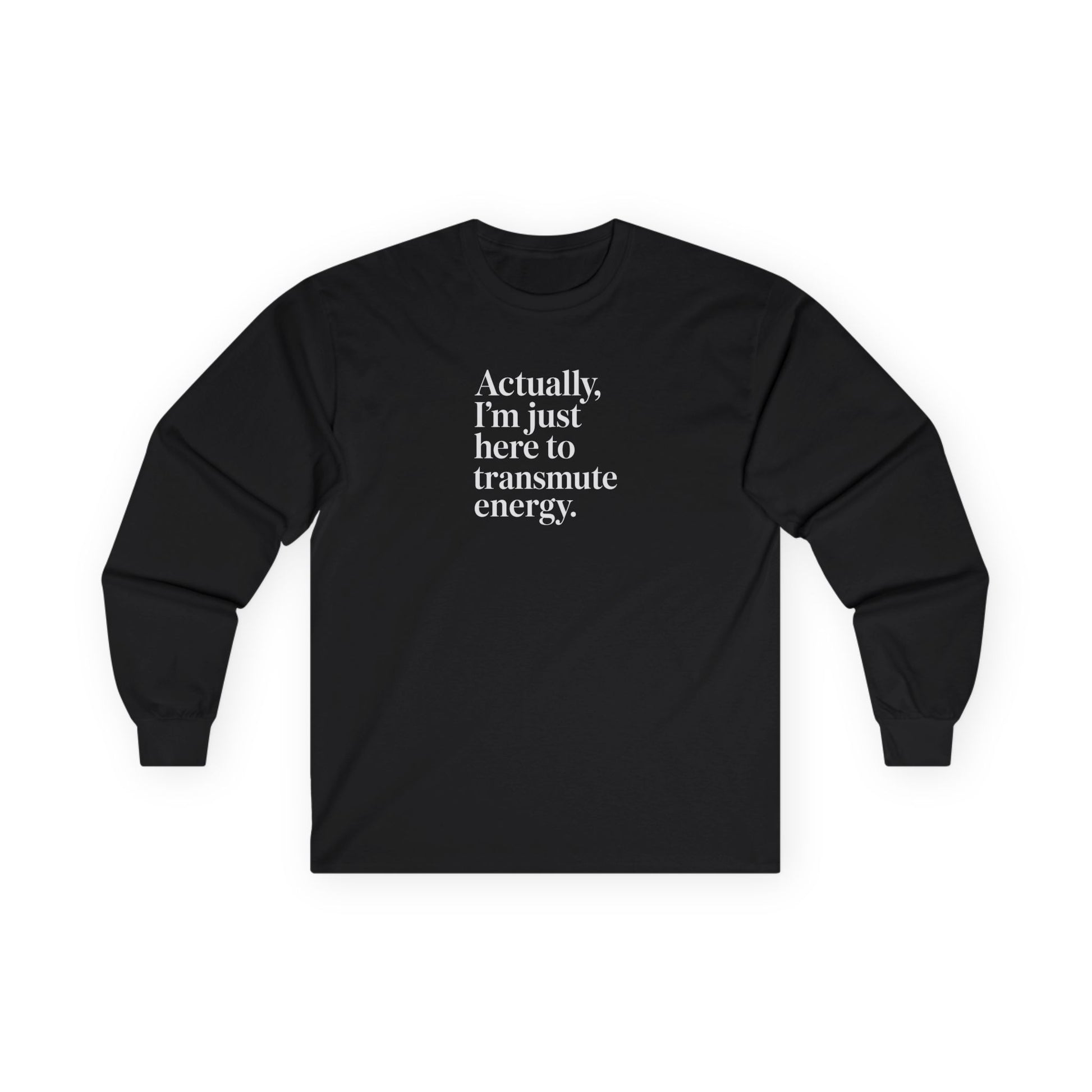 Transmute Energy Long Sleeve Tee Black Long-sleeve