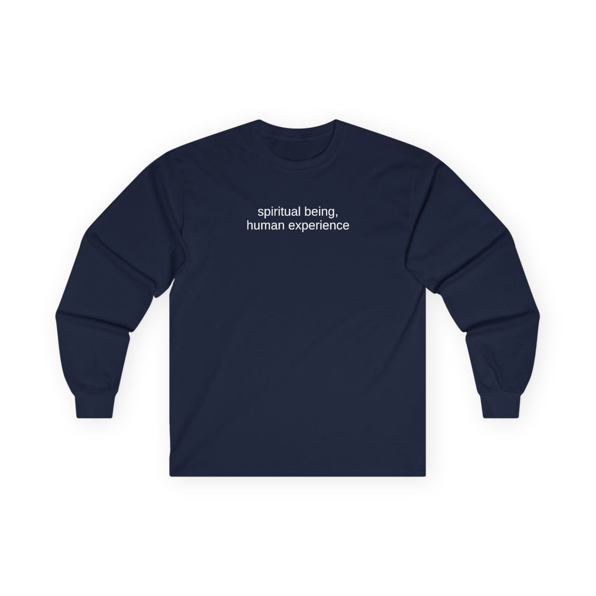 Human Experience Long Sleeve Tee Navy Long-sleeve