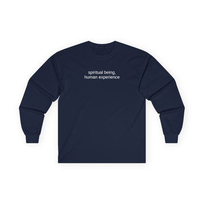 Human Experience Long Sleeve Tee Navy Long-sleeve