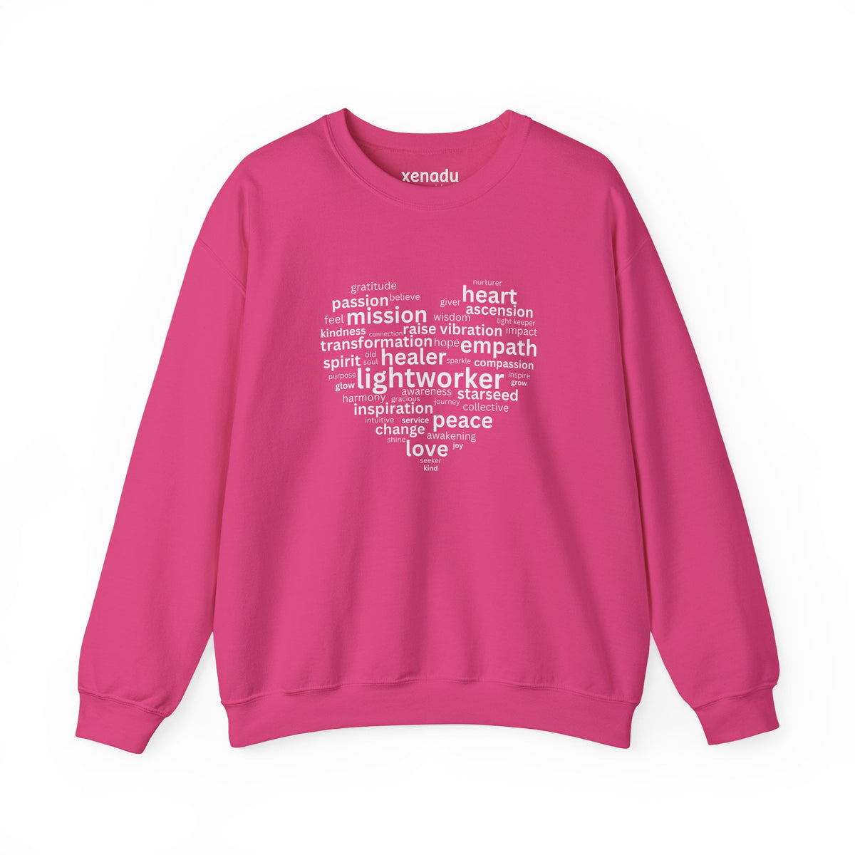 Heart of a Lightworker Sweatshirt Heliconia Sweatshirt