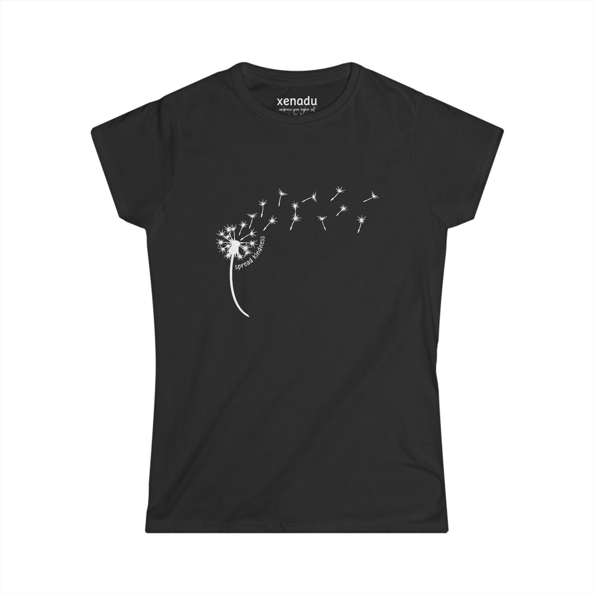 Kindness Dandelion Women's Tee Black