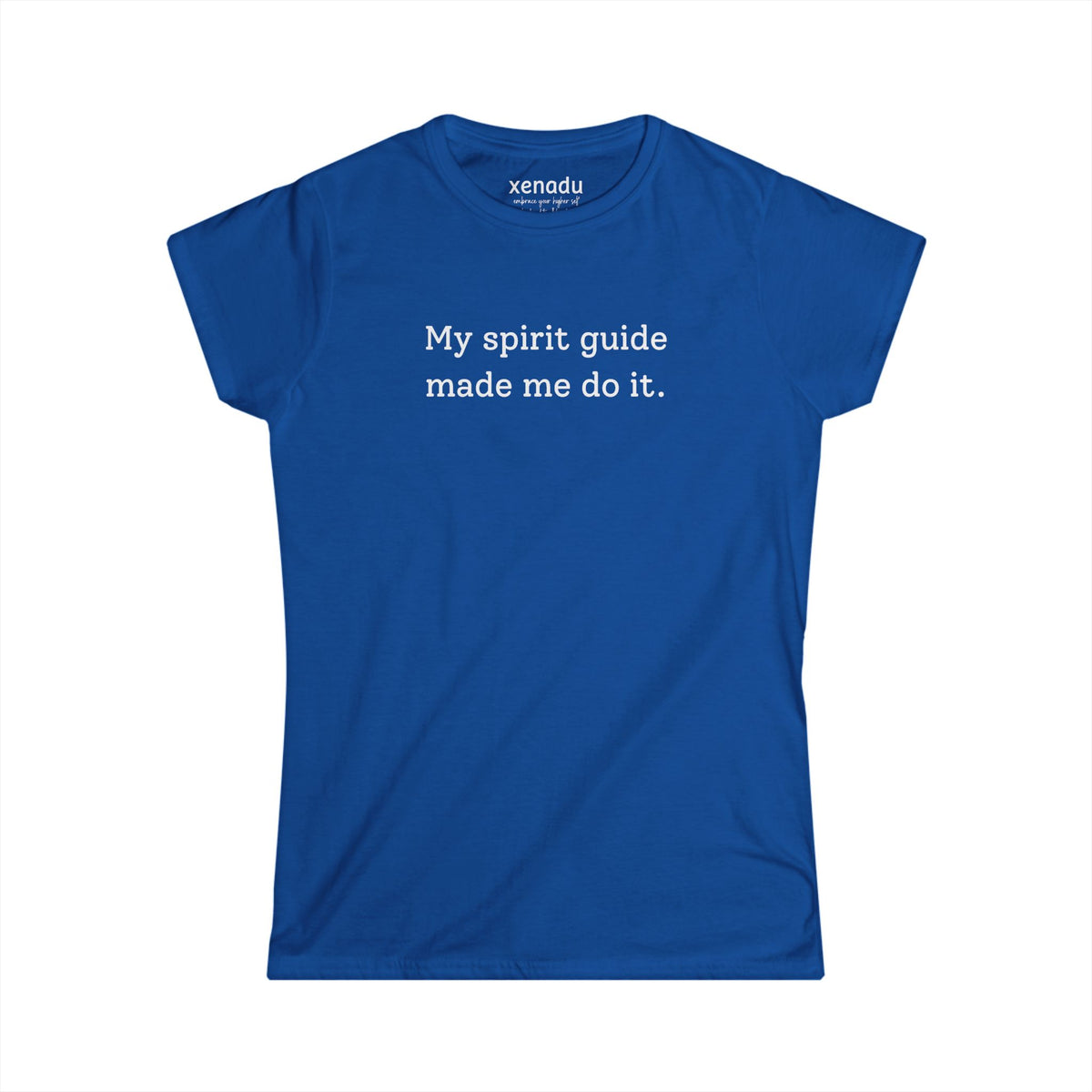 My Spirit Guide Women's Tee Royal Blue