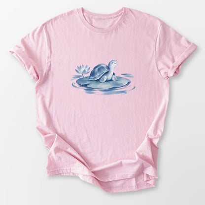 Little Lotus Tee Light Pink T-Shirt