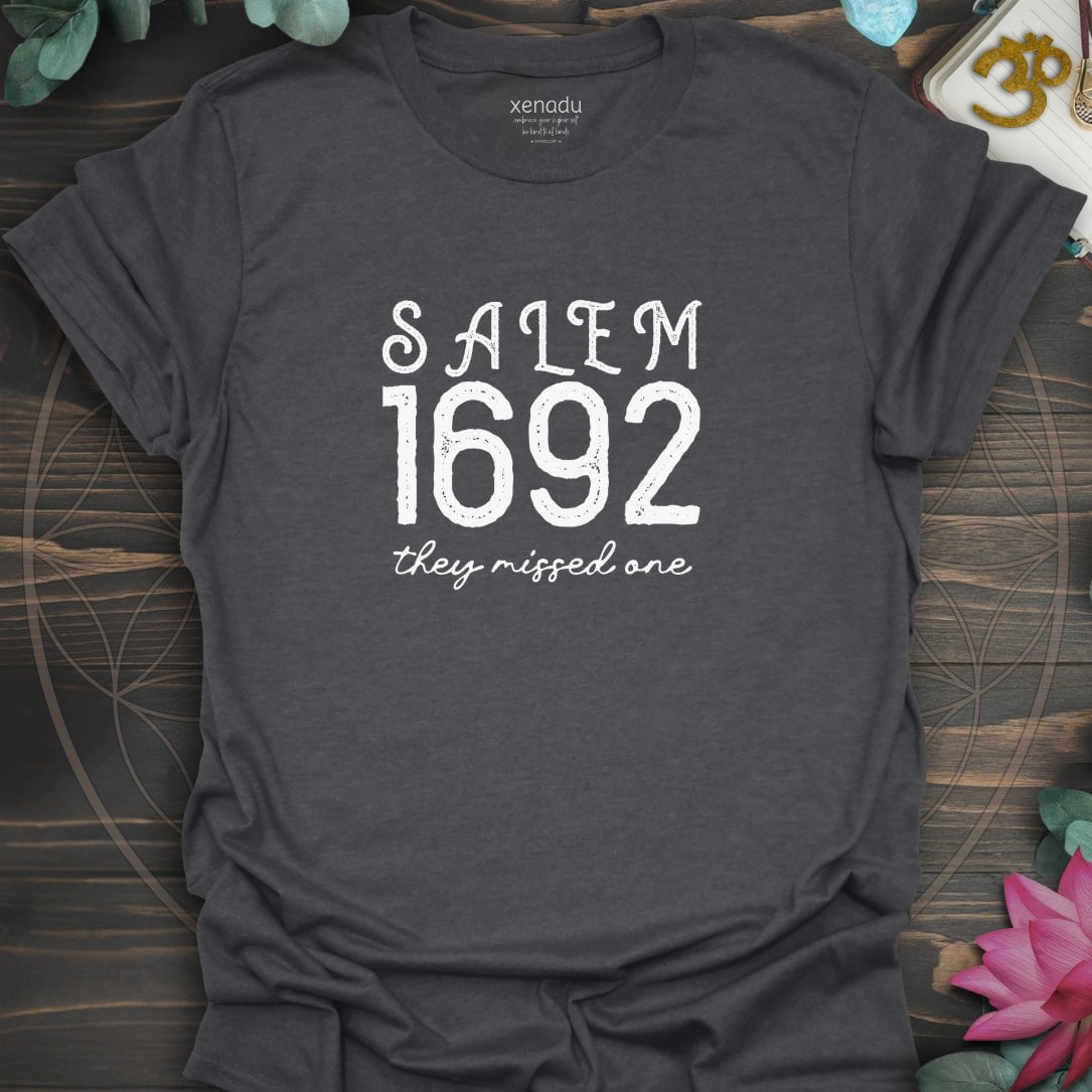 Salem 1692 Vintage Tee Dark Heather Grey T-Shirt