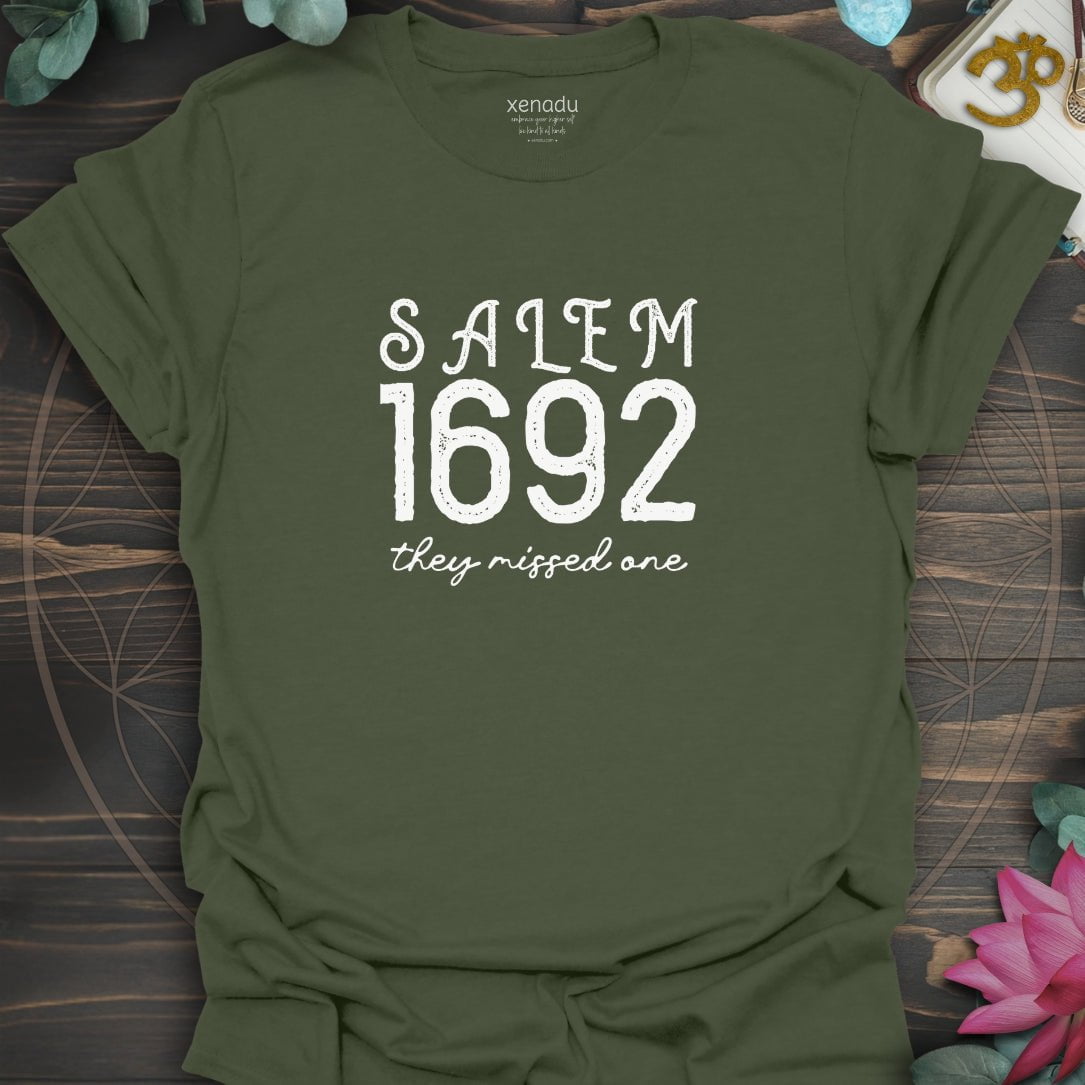 Salem 1692 Vintage Tee Military Green T-Shirt