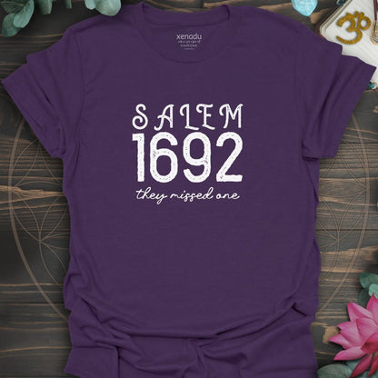 Salem 1692 Vintage Tee Purple T-Shirt