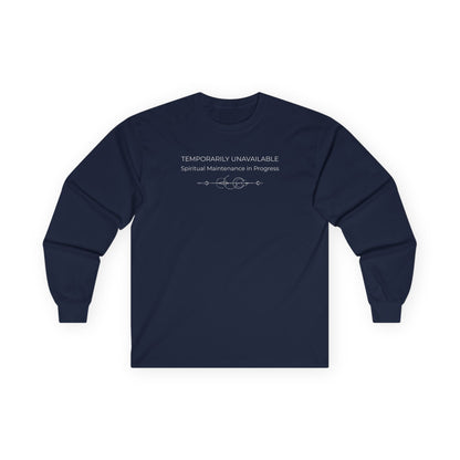 Spiritual Maintenance Long Sleeve Tee Navy Long-sleeve