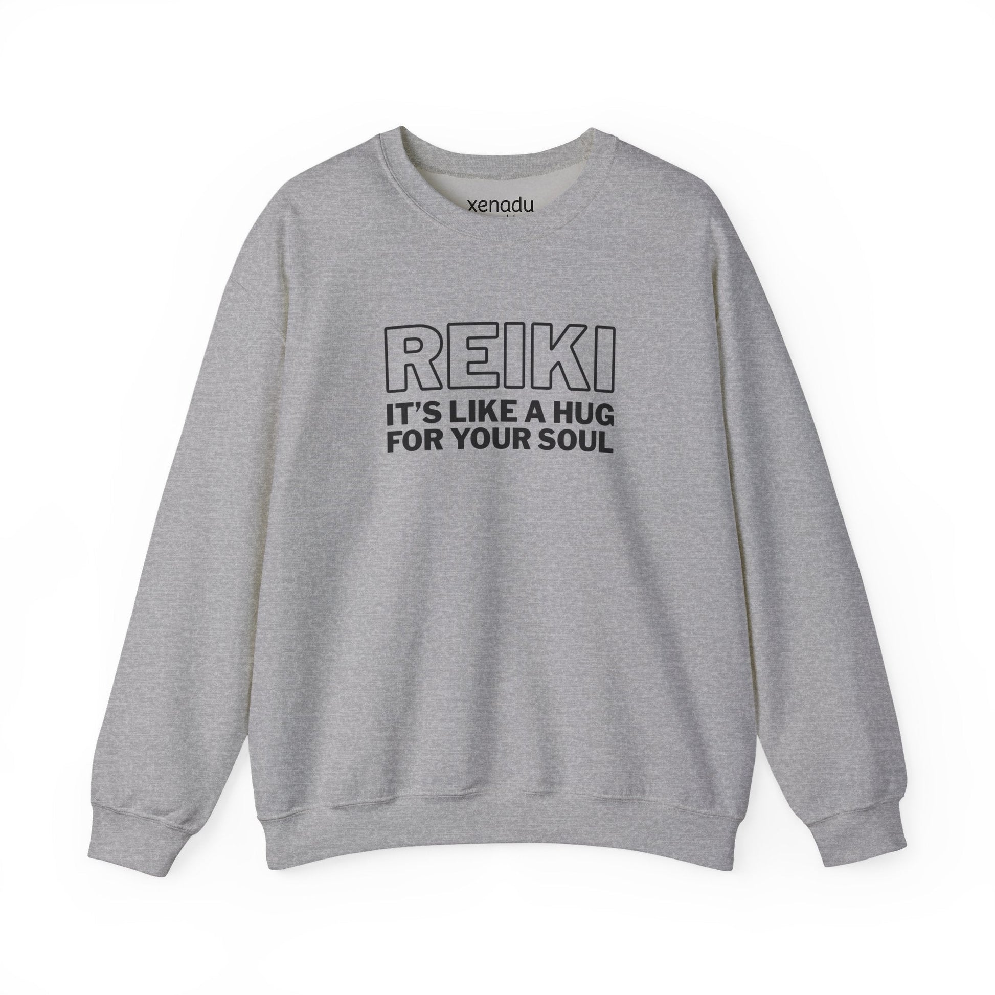 Reiki is Like a Hug Sweatshirt Sport Grey Sweatshirt