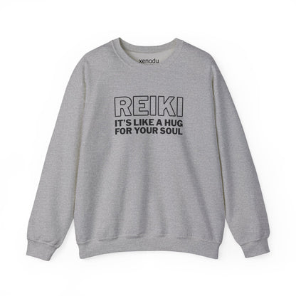 Reiki is Like a Hug Sweatshirt Sport Grey Sweatshirt