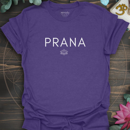 Prana Lotus Tee Heather Purple T-Shirt