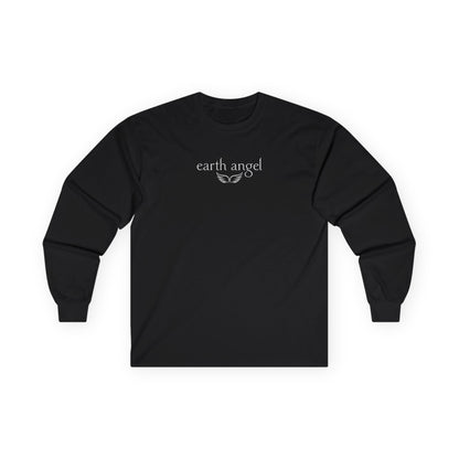 Earth Angel Long Sleeve Tee Black Long-sleeve