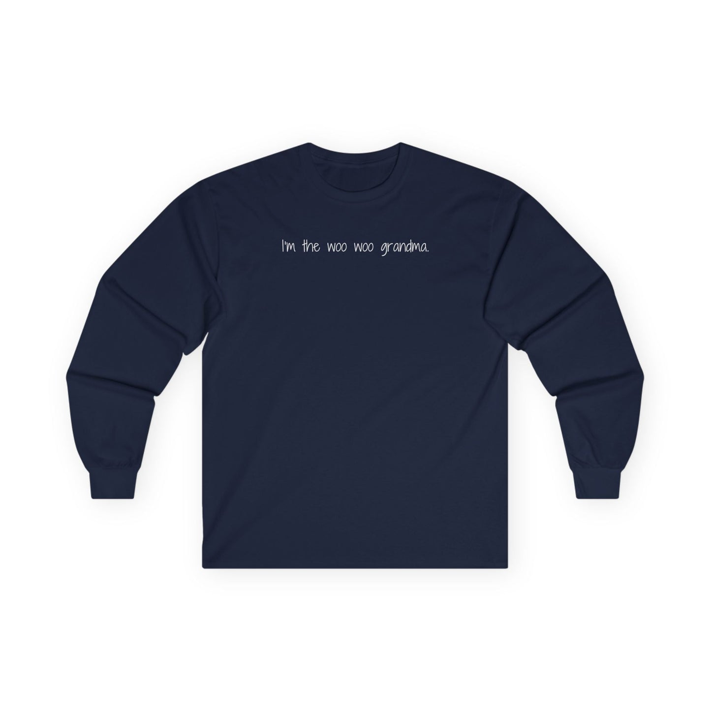 I'm the Woo Woo Grandma Long Sleeve Tee Navy Long-sleeve