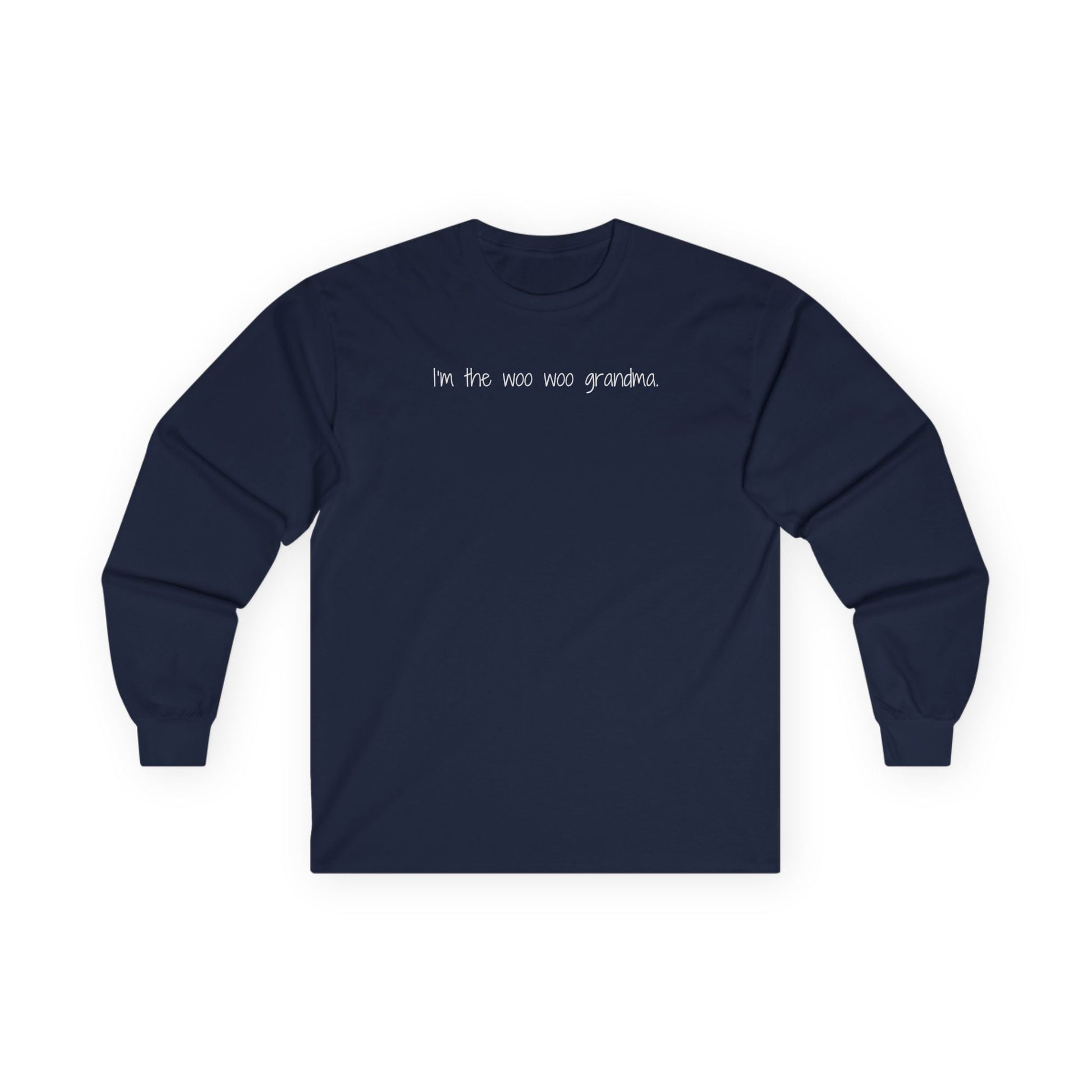 I'm the Woo Woo Grandma Long Sleeve Tee Navy Long-sleeve