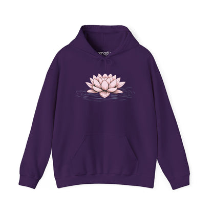 Pink Floating Lotus Hoodie Purple Hoodie