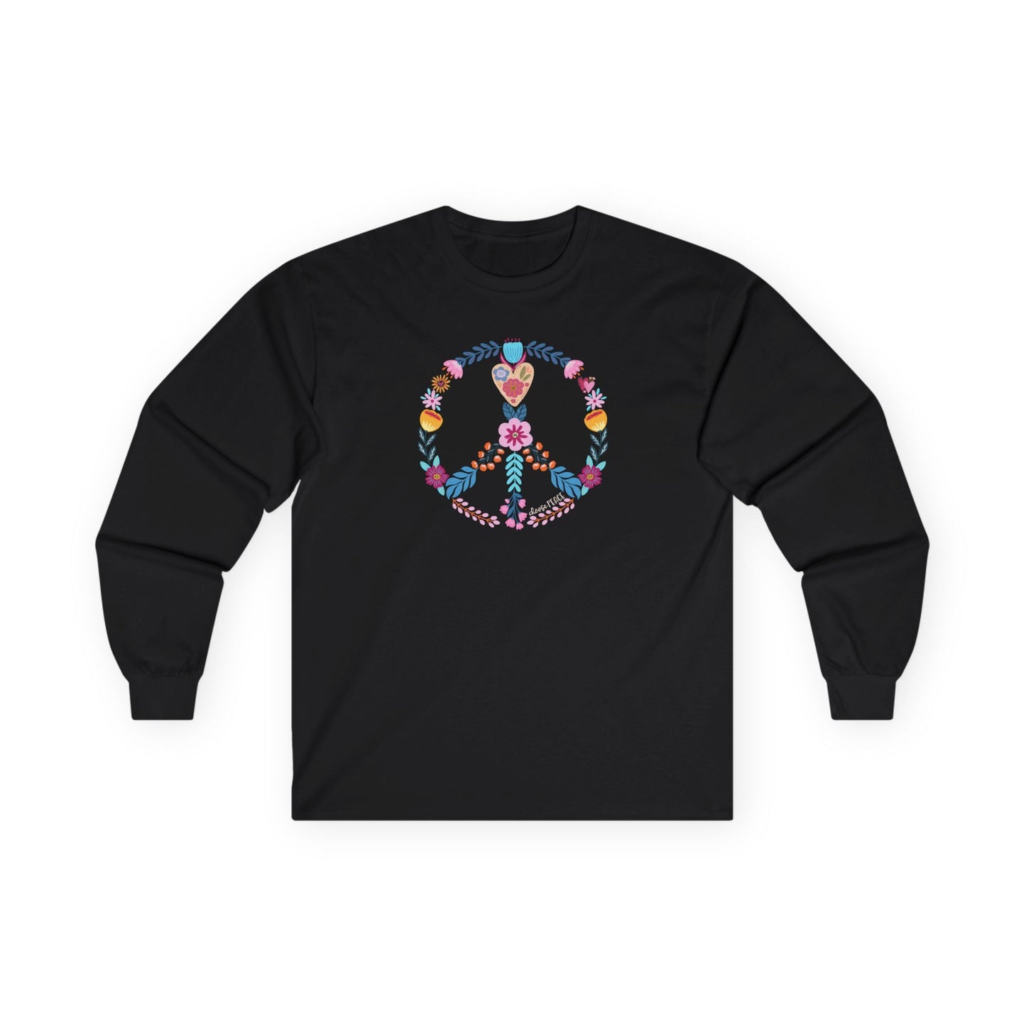 Choose Peace Long Sleeve Black Long-sleeve