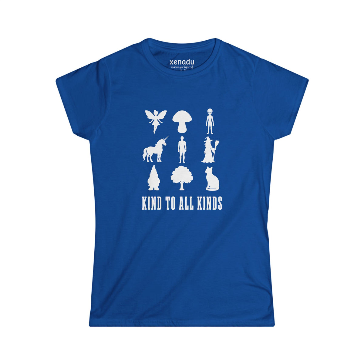 I'm Kind To All Kinds Women's Tee Royal