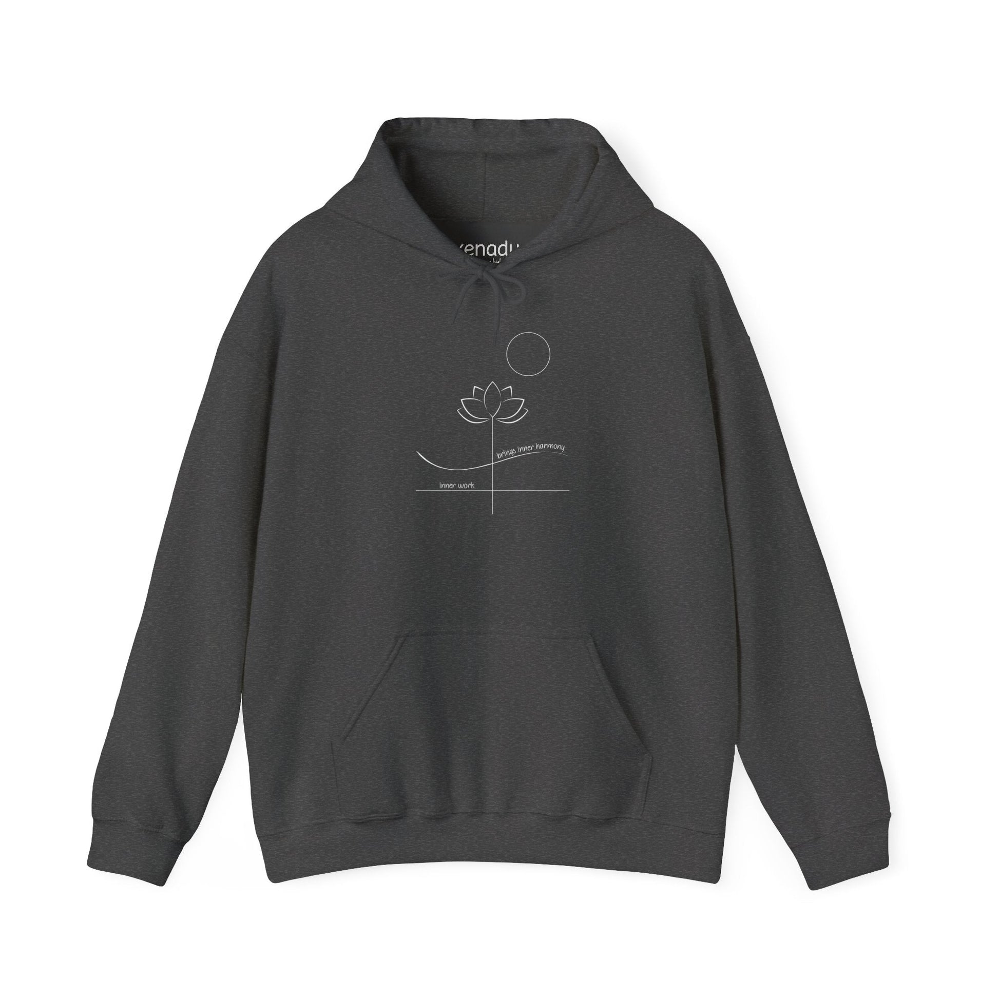 Inner Work Inner Harmony Hoodie Dark Heather Grey Hoodie