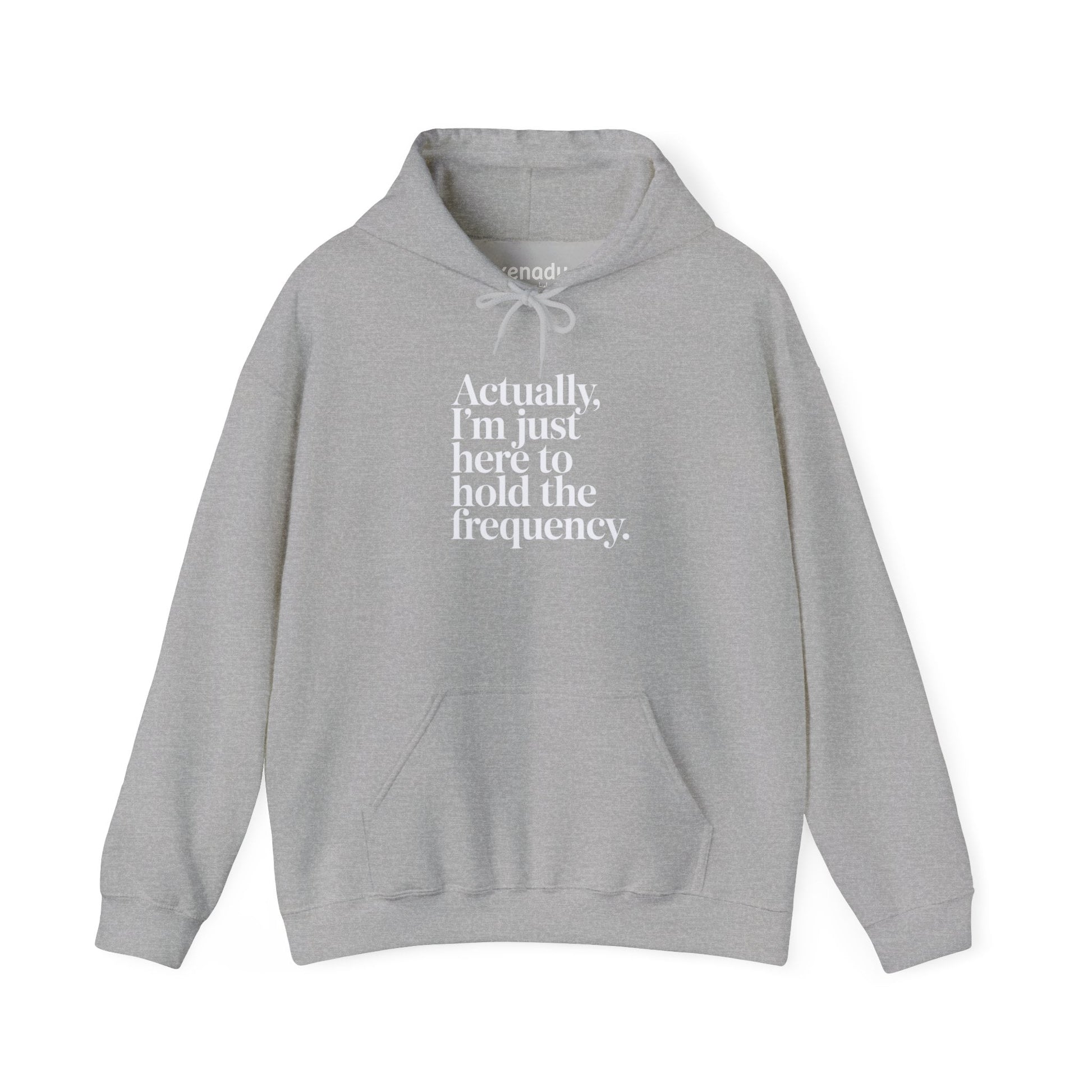 Hold the Frequency Hoodie Sport Grey Hoodie