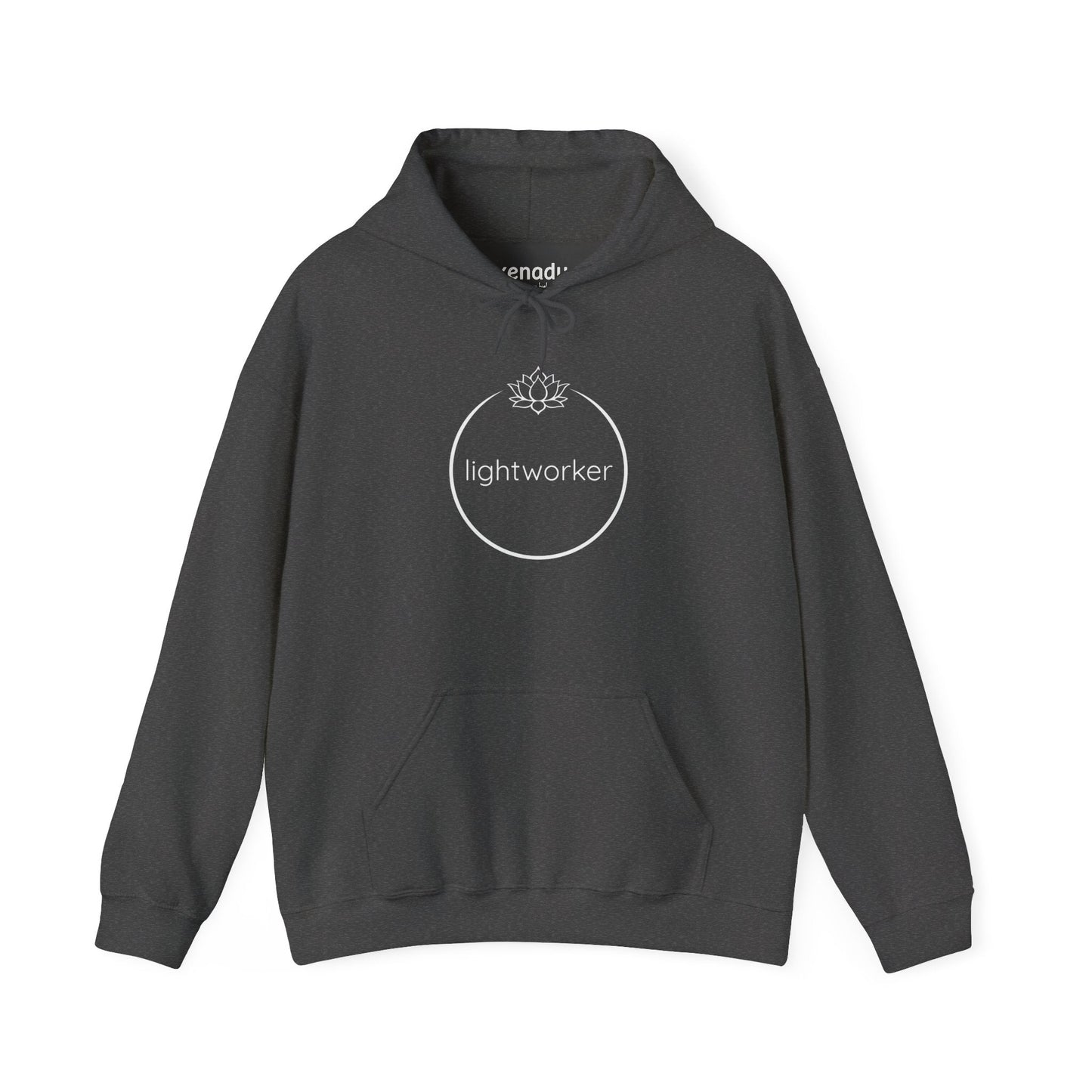 Lightworker Lotus Bloom Hoodie Dark Heather Grey Hoodie
