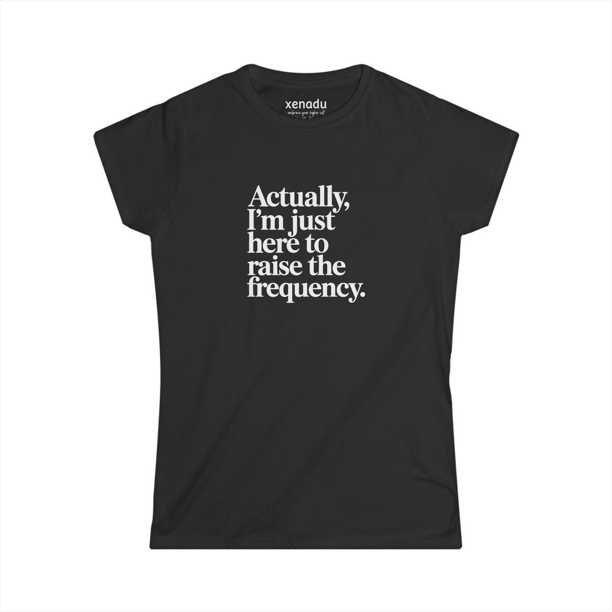Raise the Frequency Women's Tee Black