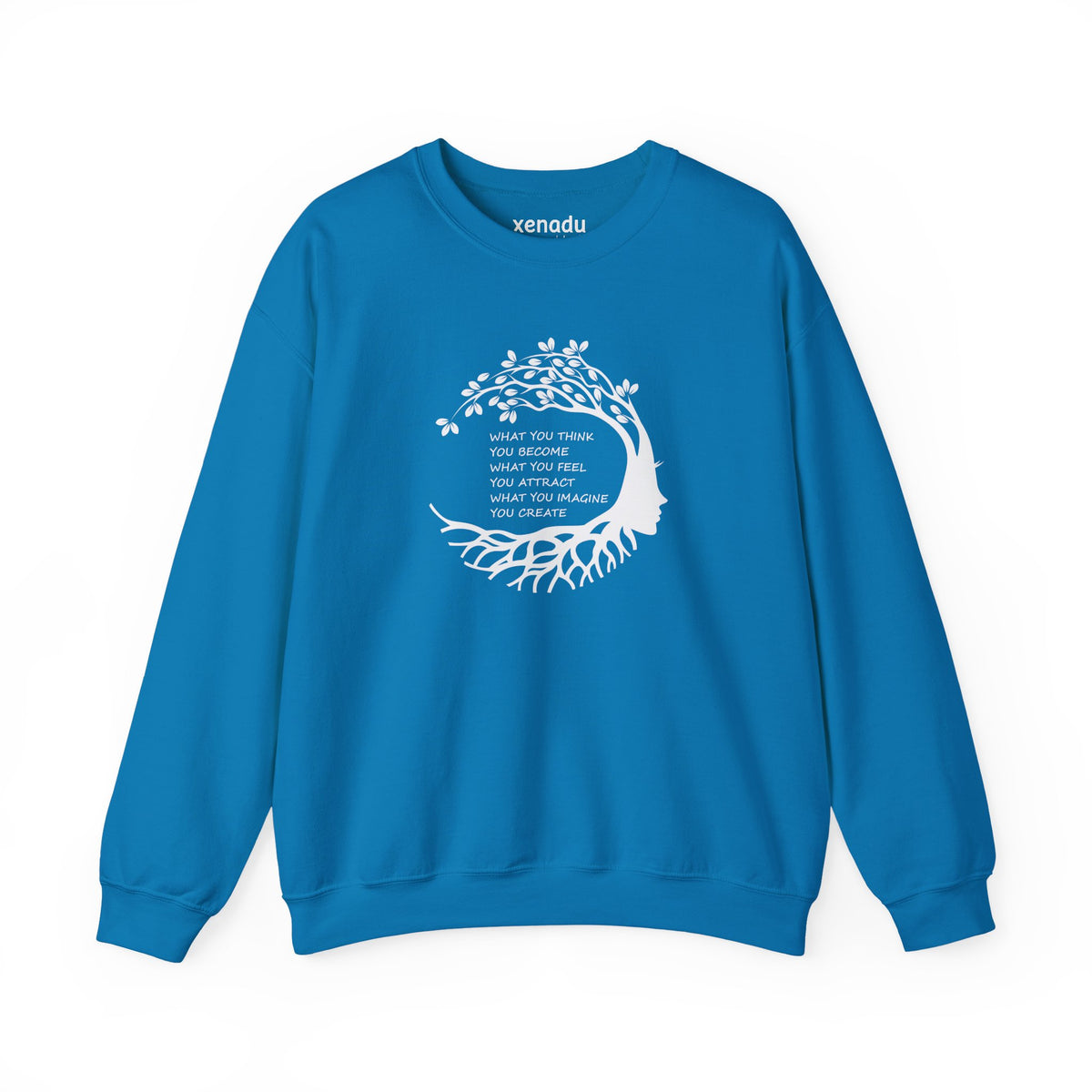 Become Attract Create Sweatshirt Sapphire