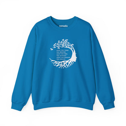 Become Attract Create Sweatshirt Sapphire
