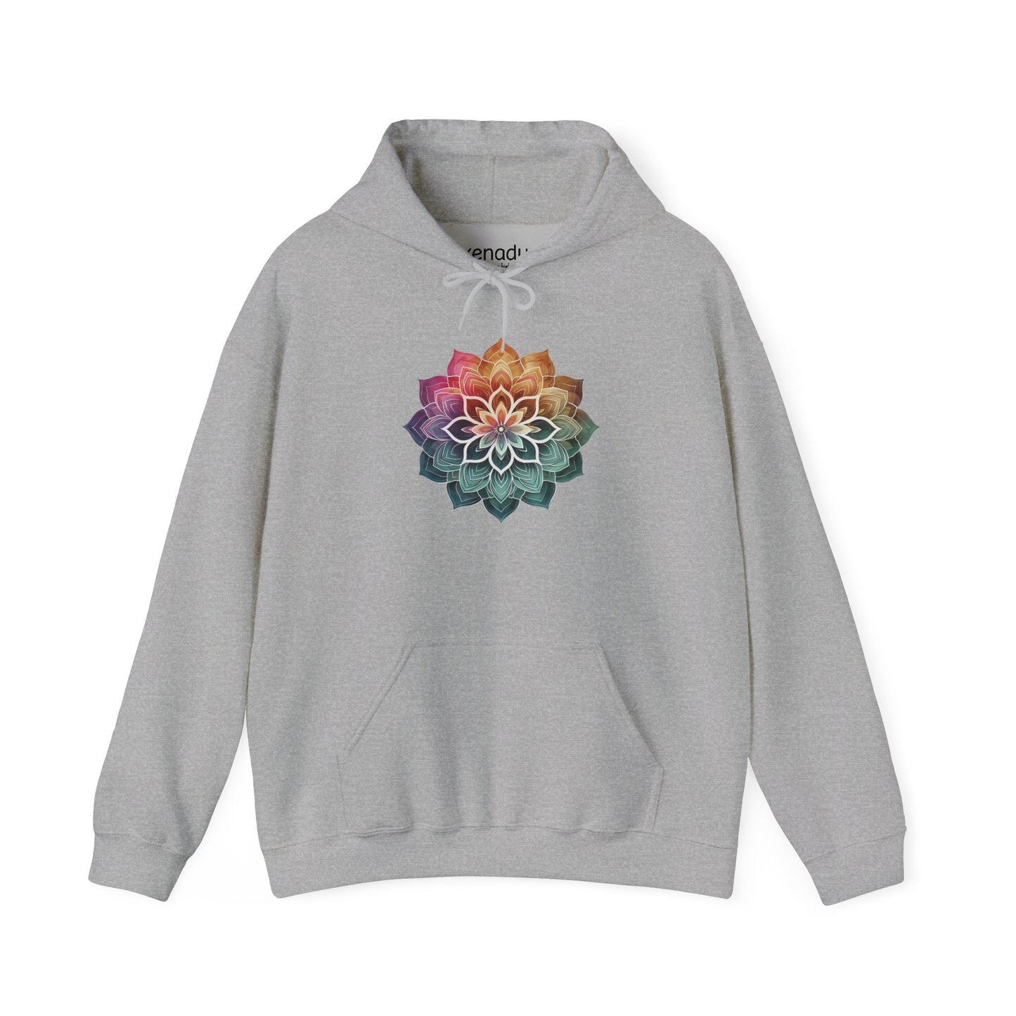Boho Mandala Hoodie Sport Grey Hoodie