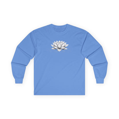 Floating Lotus Long Sleeve Tee Carolina Blue Long-sleeve