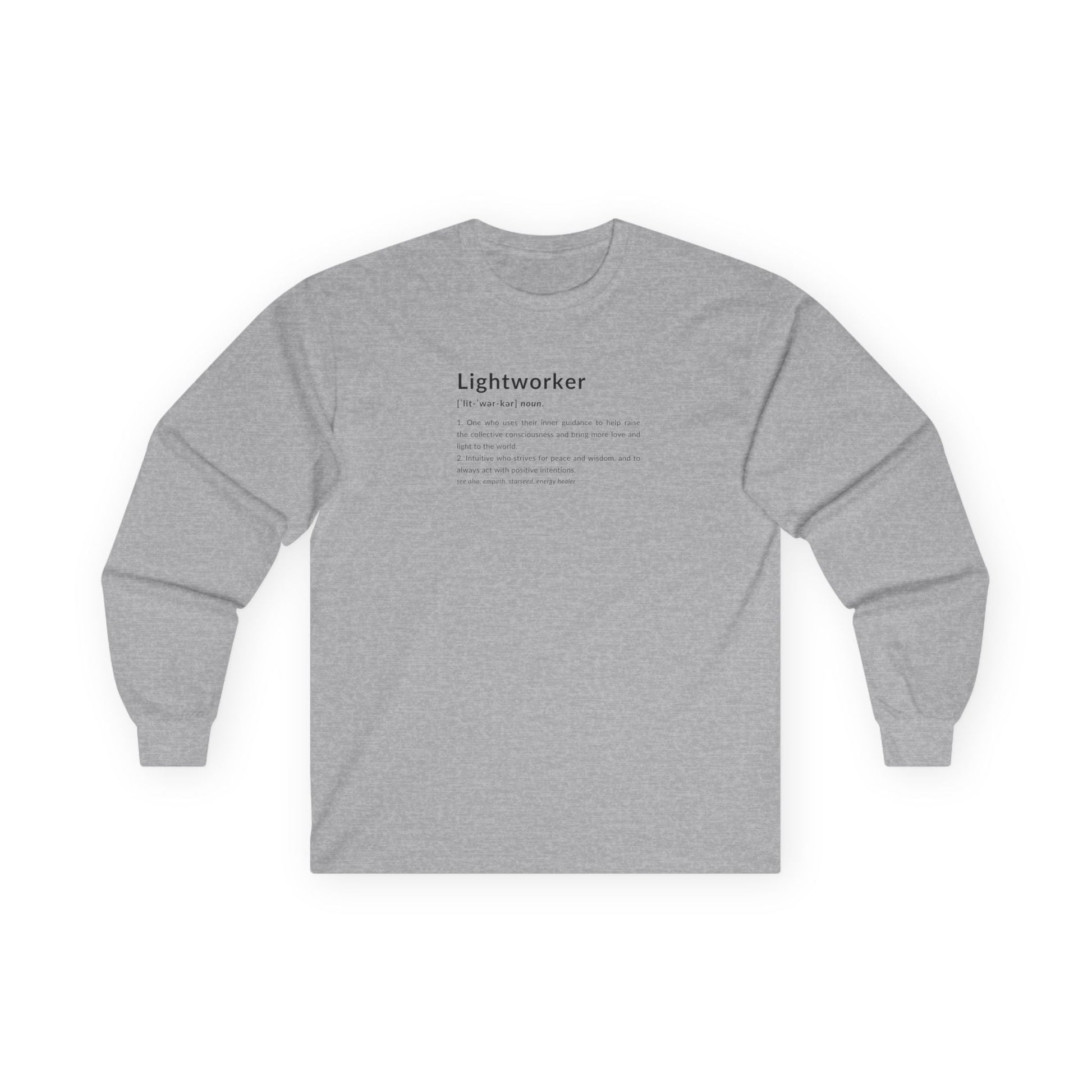 Lightworker Definition Long Sleeve Tee Sport Grey Long-sleeve
