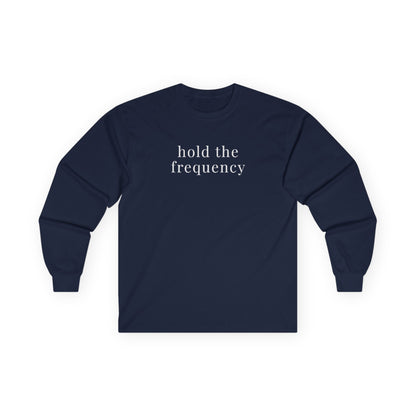 Hold Frequency Long Sleeve Tee Navy