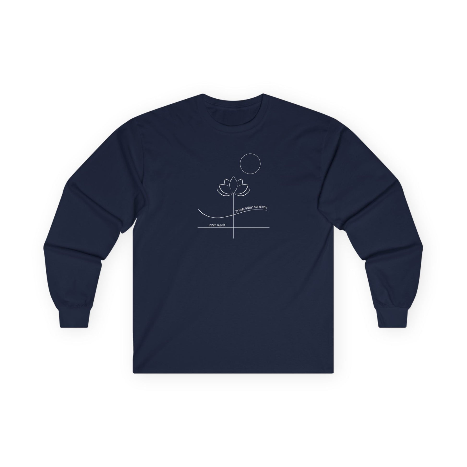 Inner Work Inner Harmony Long Sleeve Tee Navy Long-sleeve