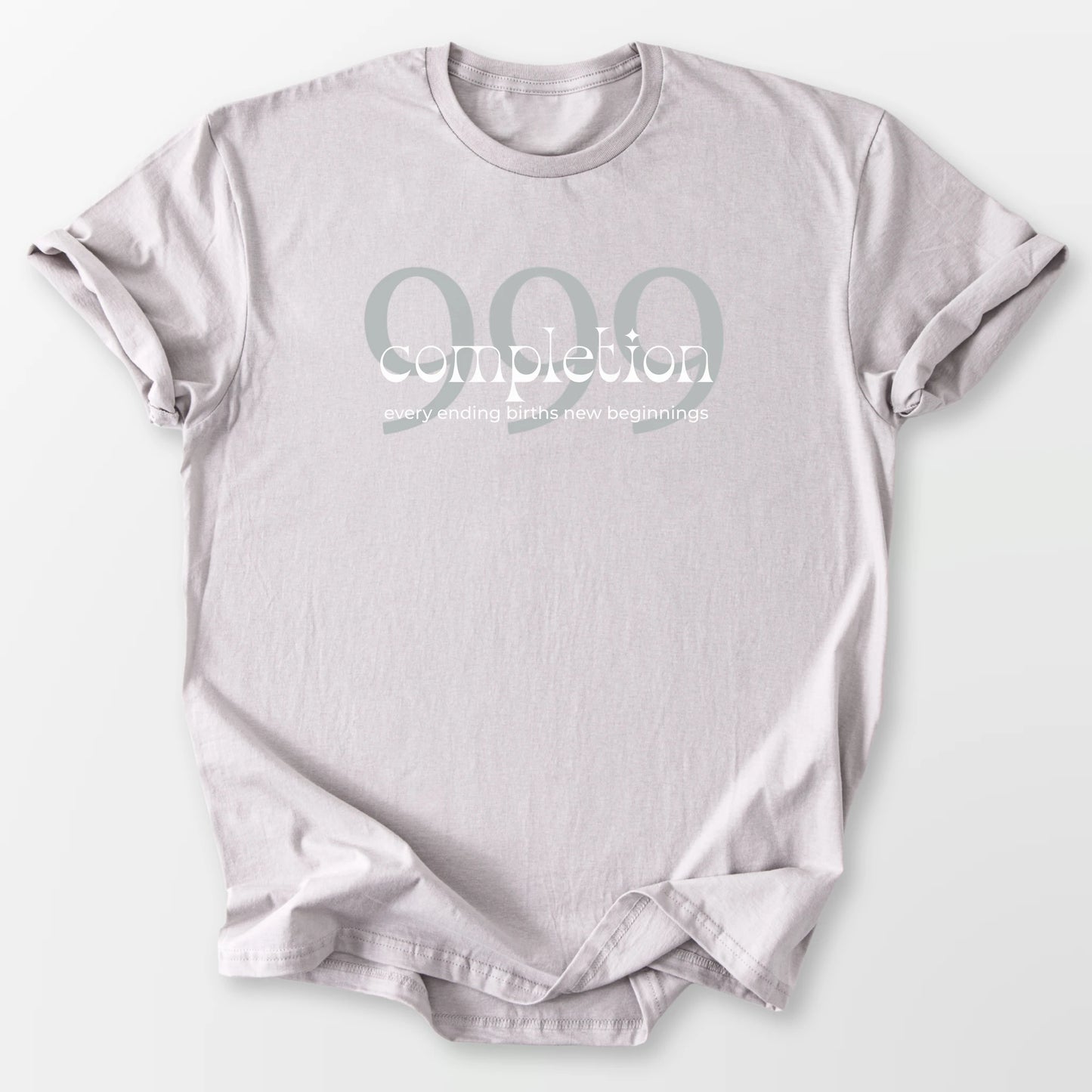 999 Angel Number Tee Ice Grey T-Shirt