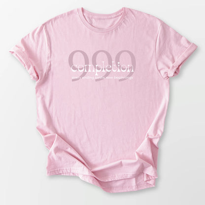 999 Angel Number Tee Light Pink T-Shirt