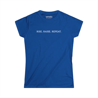 Rise Raise Repeat Women's Tee Royal Blue
