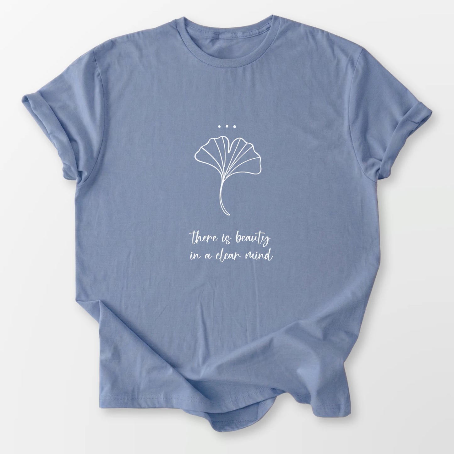 A Clear Mind Tee Stone Blue T-Shirt