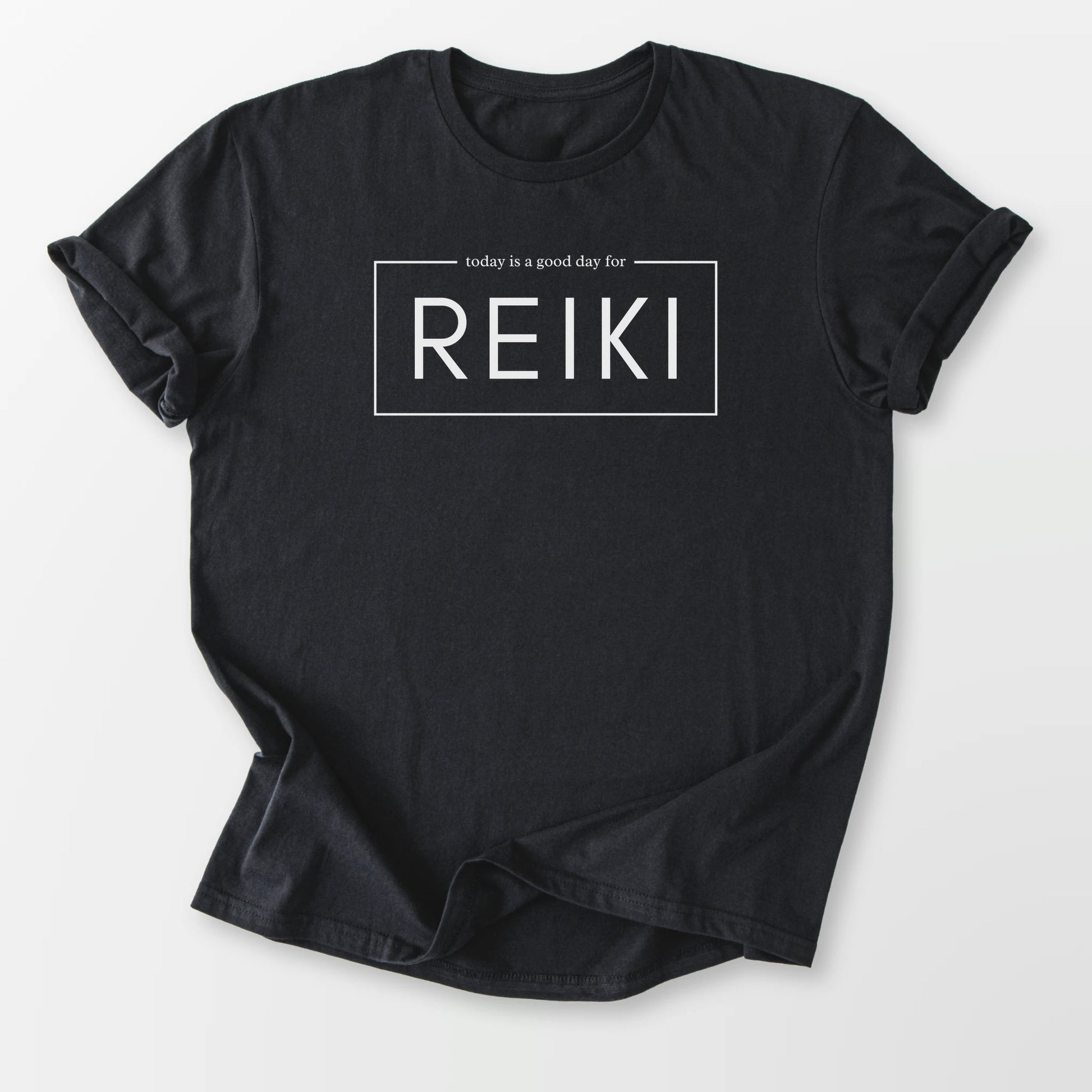 A Good Day for Reiki Tee Black T-Shirt