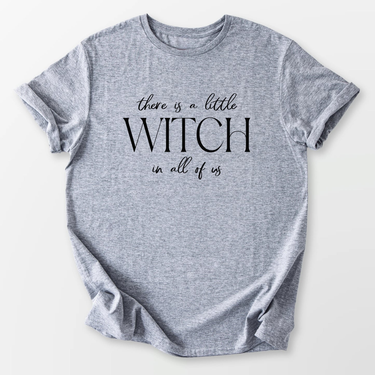 A Little Witch Tee Sport Grey T-Shirt