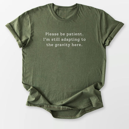 Adapting to Gravity Tee Military Green T-Shirt
