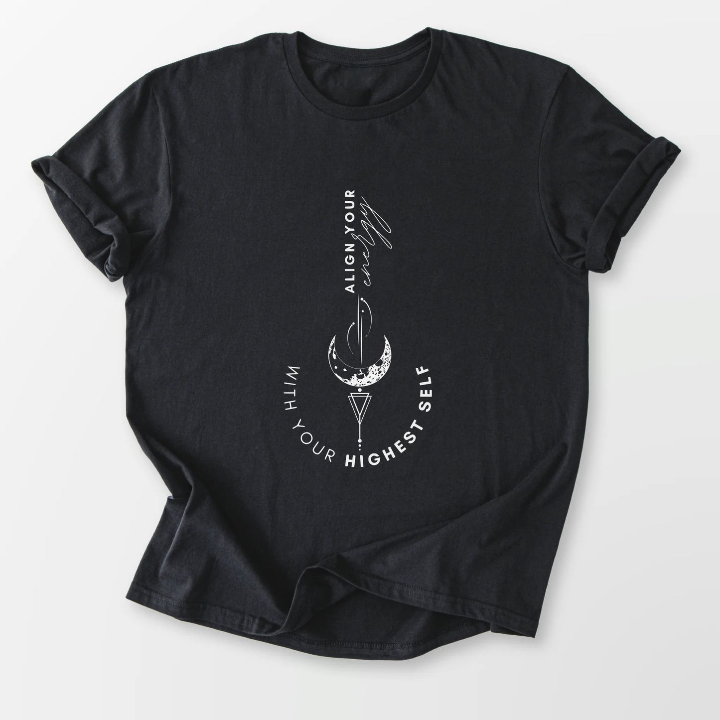 Align Your Energy Tee Black T-Shirt