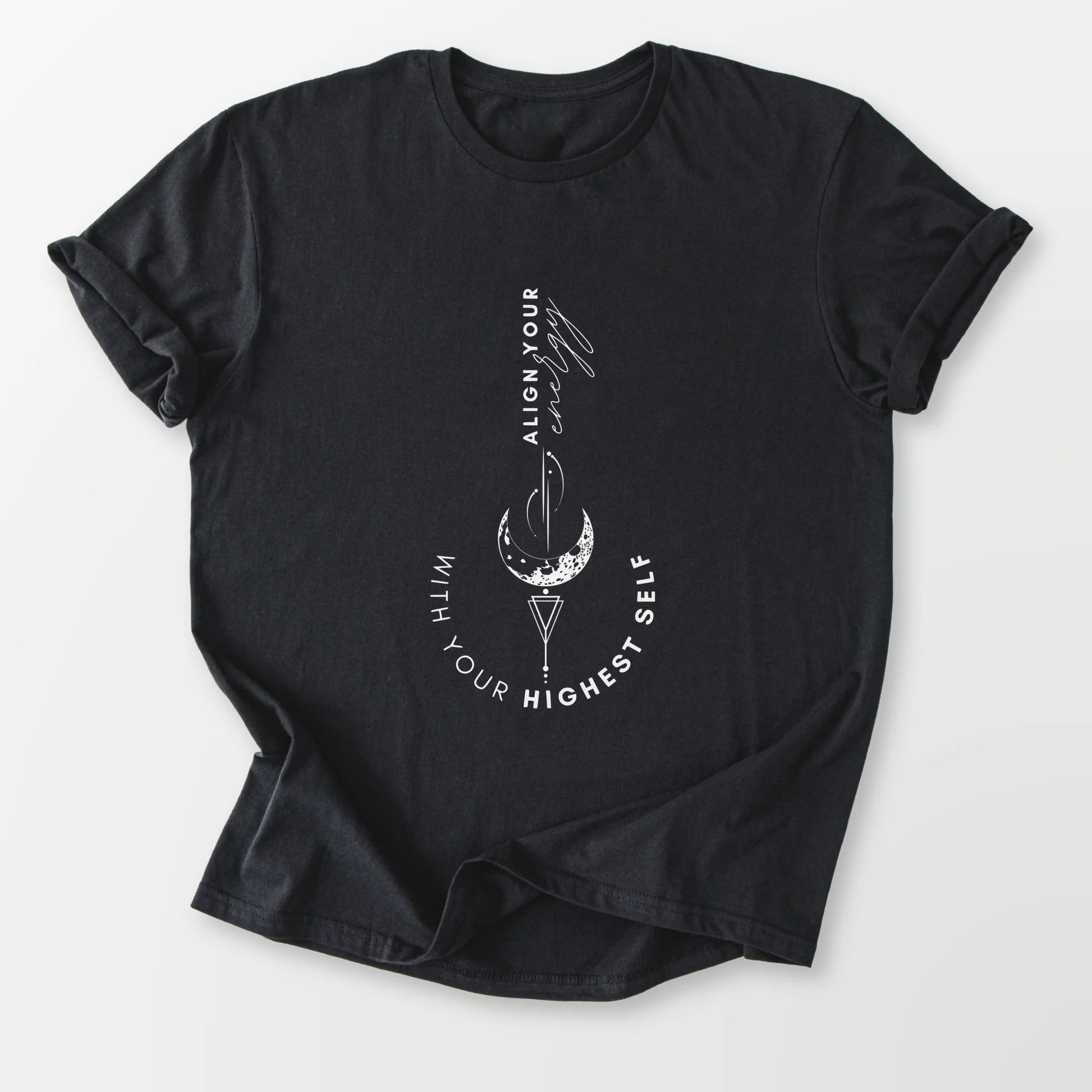 Align Your Energy Tee Black T-Shirt